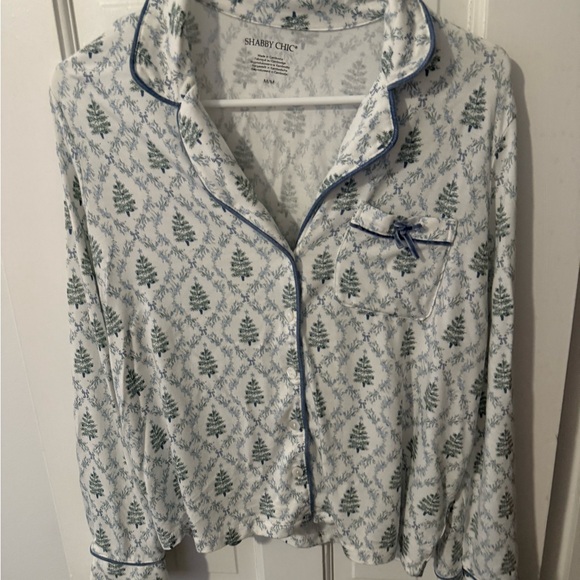 Shabby Chic Tree Patterned Pajama Set - Picture 3 of 4